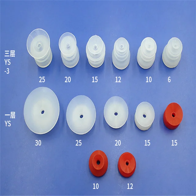 Hot Rubber Silicone Vacuum Suction Cup Silicone Sucker