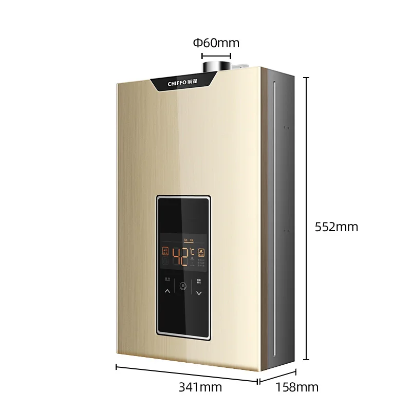 New Arrival Touch Control Wall-Mounted Gas  smart water heaters Instant Hot Shower for Kitchen & Bathroom for Household & Hotels