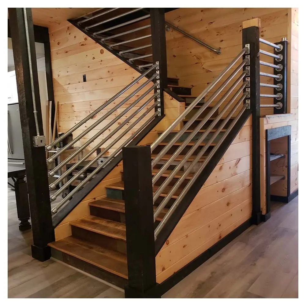 Prima лестница для дома из нержавеющей стали под заказ прочные жилые перила кованого железа