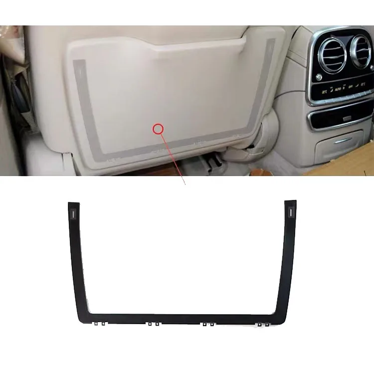 Interior Car Seat Backrest  Storage Pack Cover Support Frame Trim Repair Kit For BENZ S Class W222 S320 S350 S450 S500 2014-2020
