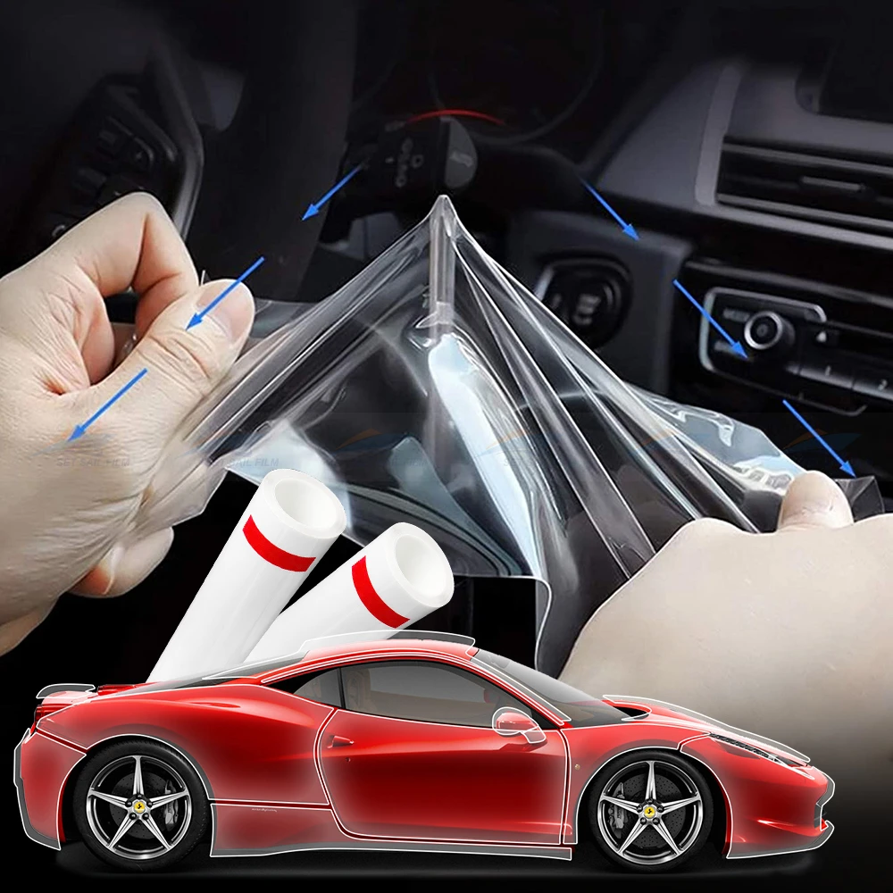 8.5Mil 215 Micron Paint Protection Film  TPU-V85 Hydrophilic Anti-yellowing Clear PPF Soft Film Heat self-healing PPF Protection