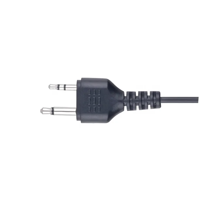 2pin plug Two Way Radio Audio Connector For Midland