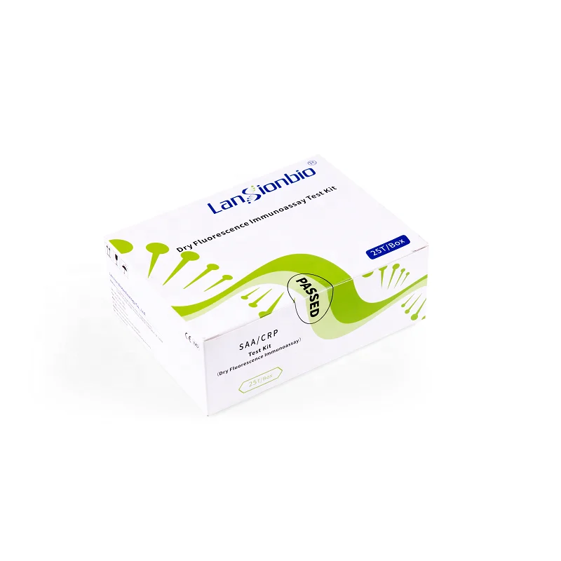 Lansionbio SAA/CRP Rapid Test Strip Quantitative Blood Testing POCT Diagnostic Reagent With CE Marked