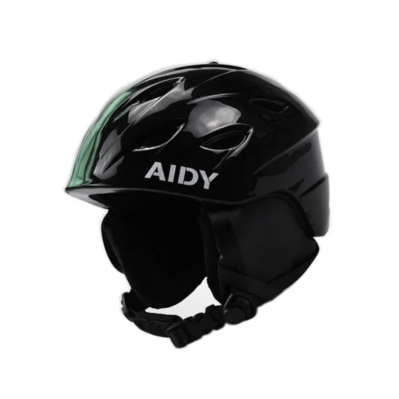 EN1077 OEM In-mould Athletic Minor Teen Snow Ski Helmet for Youngster Snowing Skiing Snowboard Gear Helm w/ Detachable Ear Pad