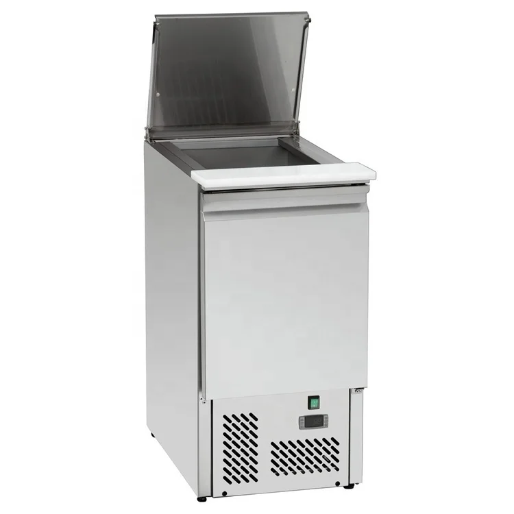 Small Saladette Sandwich Salad Bar Prep Table Refrigerator Cold Food Bar Serving Counter Showcase