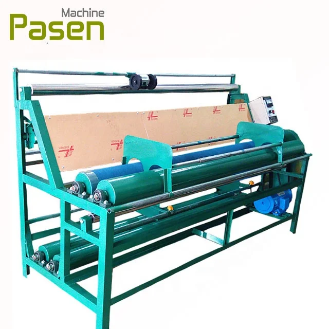 automatic textile roll packing winding machine parts fabric inspection and rolling machine