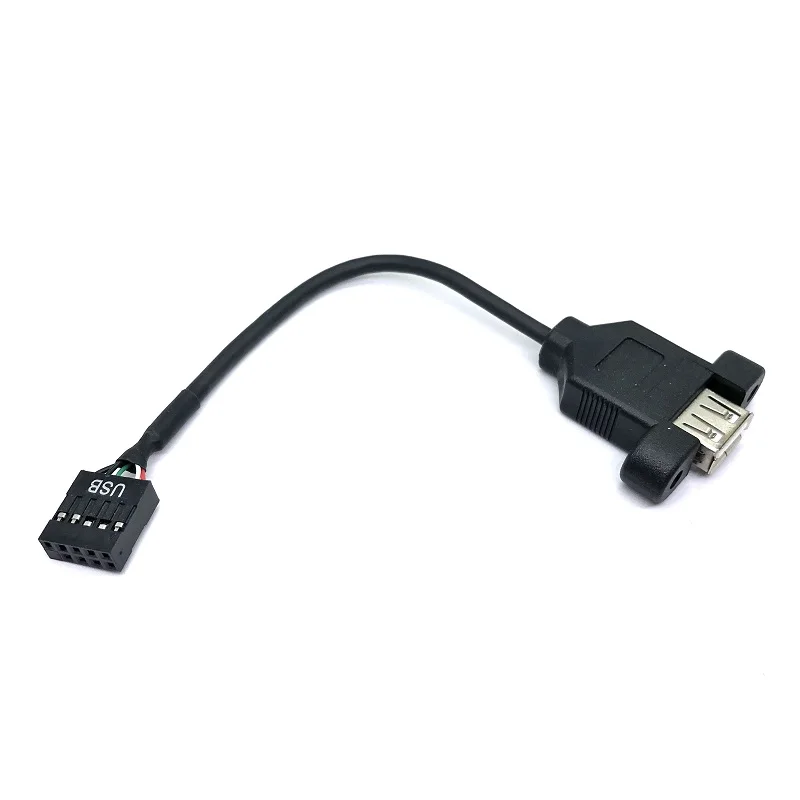 Usb 2,0 женщина к 2X5p материнская плата Кабель usb Панель Крепление к материнской плате кабель