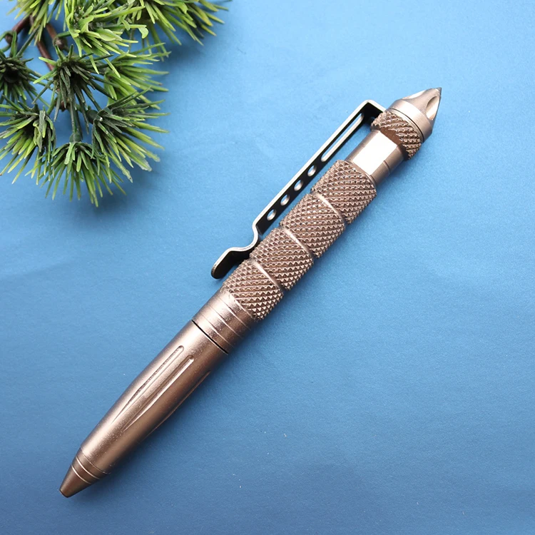 B2 Tungsten Metal Colour Tactical Defense Pen Self-defense Equipment Aviation Outdoor Survival Ballpoint Pens