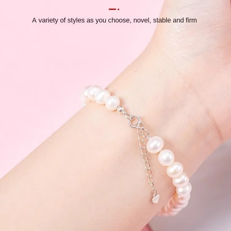 925 Sterling Silver DIY Accessories Necklace and Bracelet Spring Lobster Clasp-Plated Craft for Jewelry Making Packaged in Bag