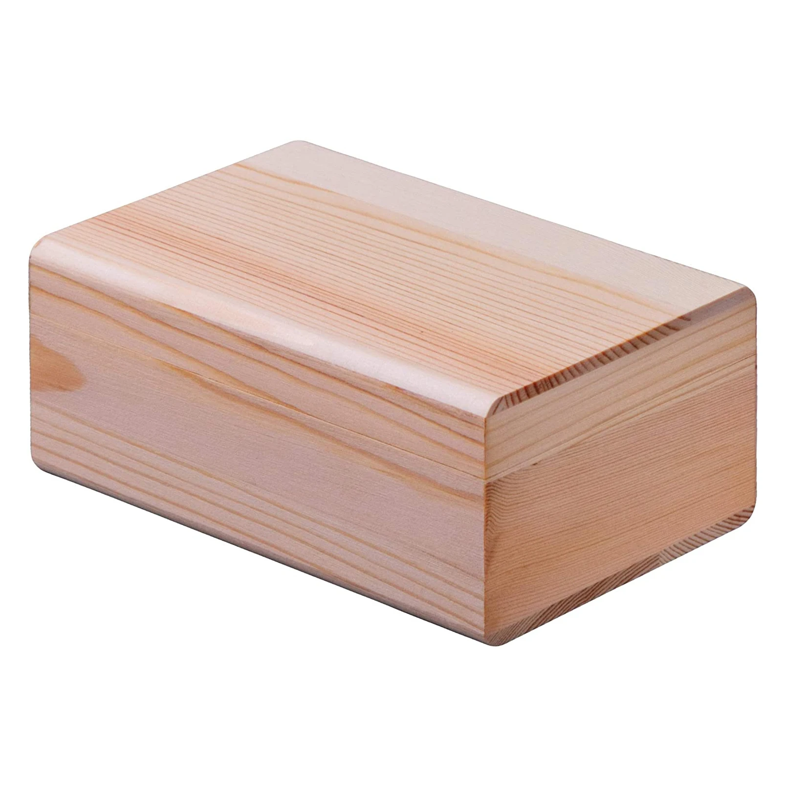 Ящик для хранения из сосновой древесины с подносом, маленький ящик для хранения из массива дерева ручной работы, отлично подходит для незаметного хранения аксессуаров (Nat