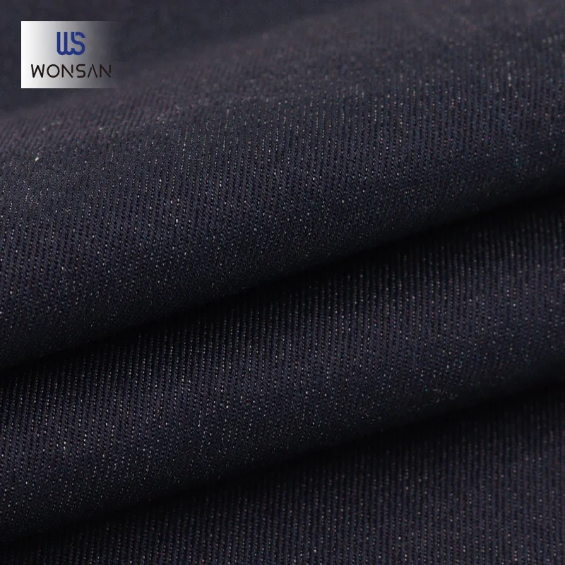 100%C Anti static Twill Denim Fabric Work clothes coat pants uniform fabric Breathable material Resistance to friction fabric