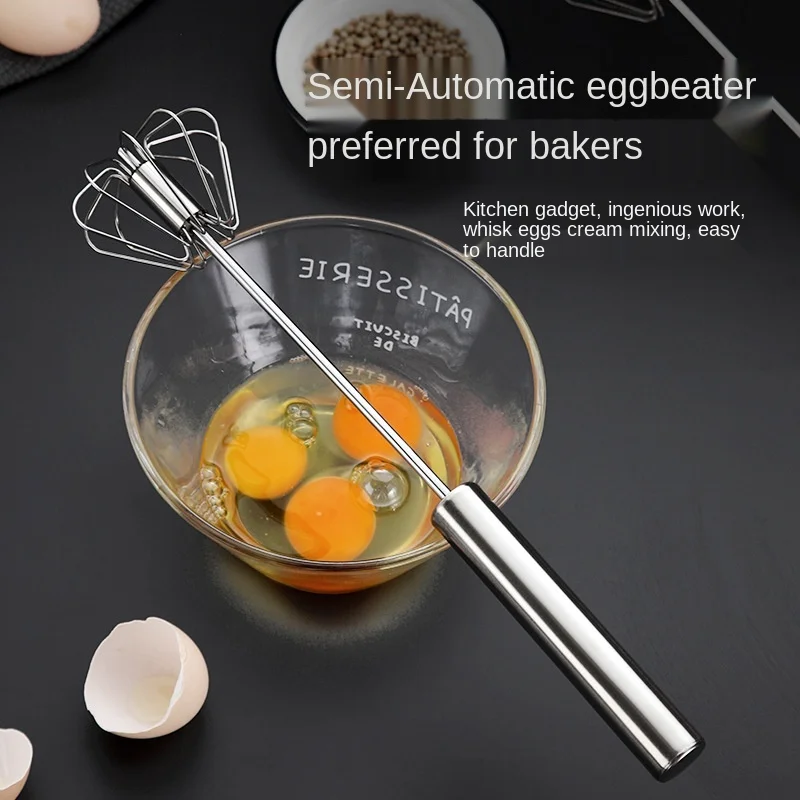 Kitchen Egg Stiring Stainless Steel Beater Egg beater