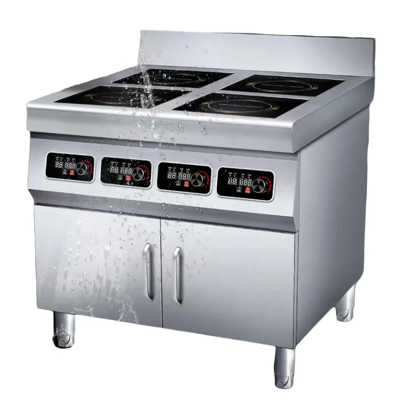 Индукционная кухонная плита с 4 конфорками