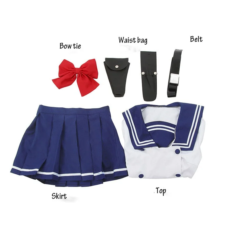 Anime Tokyo Ghoul: Re Yonebayashi Saiko Cosplay Costume Women Halloween Tokyo Ghoul Full Set Outfit White Uniform Cloak