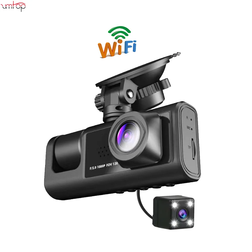 3 Channel WiFi Dash Cam for Car Black Box 1080P Video Recorder Rear View Camera for Vehicle  auto electrics Car DVR car cam