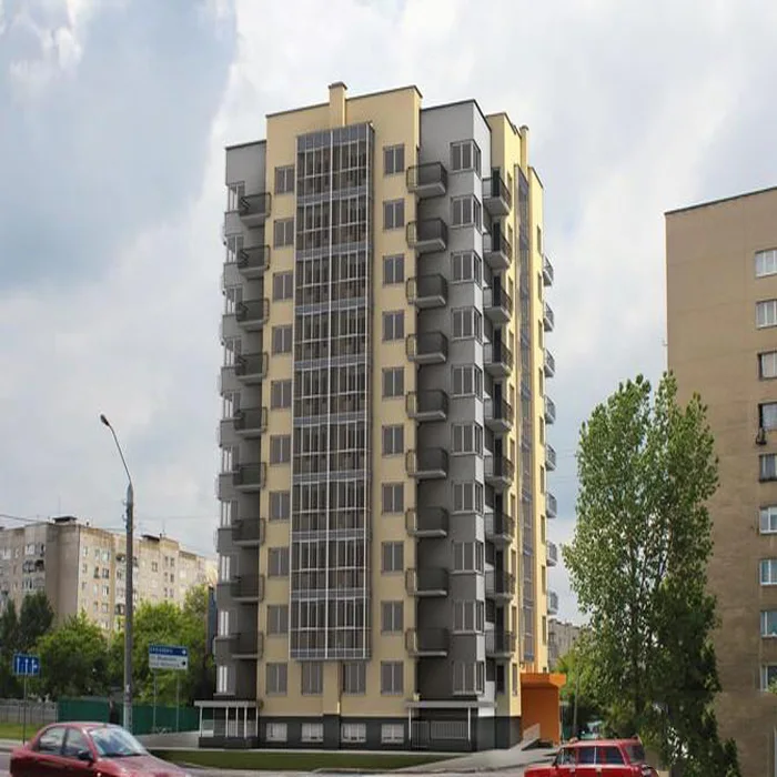 Prefab Apartment Building with Steel Structure for Multi-Family Use Prefabricated Apartment Building