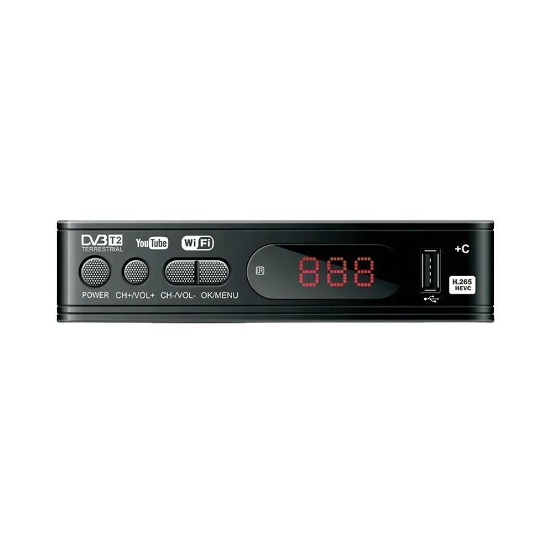 
2021 hot s ale HD-120 HD colorful cheapest dvbt2 c terrestrial digital TV receiver hevc h.265 dvb t2 FTA set-top box dvb-t2 <span style=