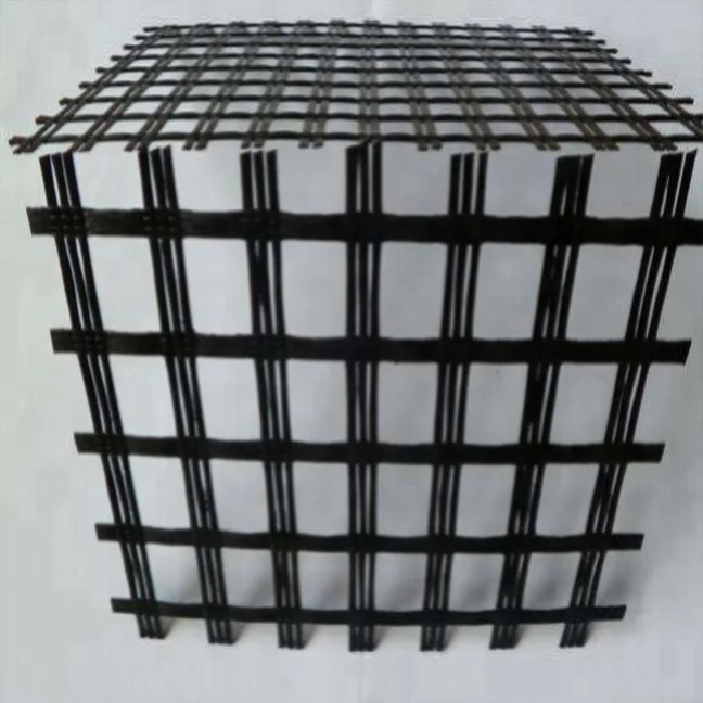 Fiberglass Geogrid high strength Glass Fiber Mesh Geo Grid For Road Reinforcement