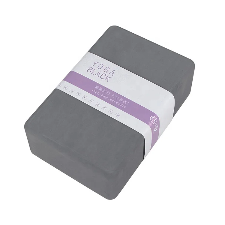 High density wholesale custom logo brick eco frineldy body building exercise soft foam eva yoga block