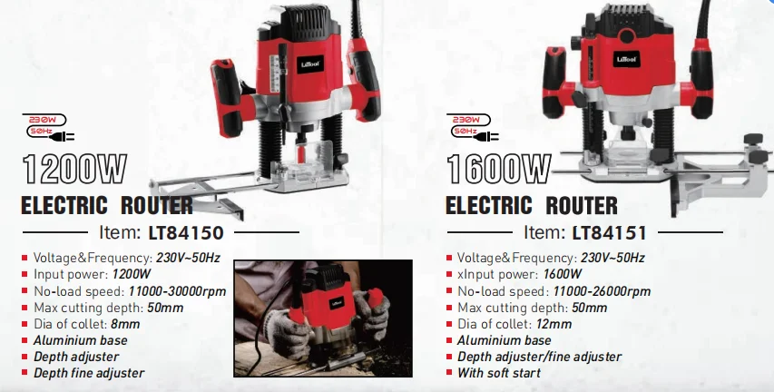 LUTOOL MI деревообрабатывающий станок, мощный Электрический фрезерный станок с переменной скоростью