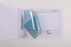 High quality blue chameleon solar window tint film for car