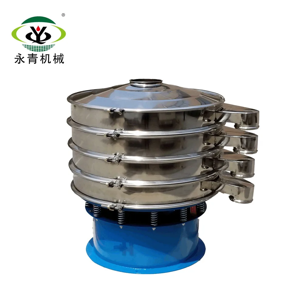 China Stainless Steel 304 Solid-Liquid Round Separation Customized Vibrating Screen Sieving Machine