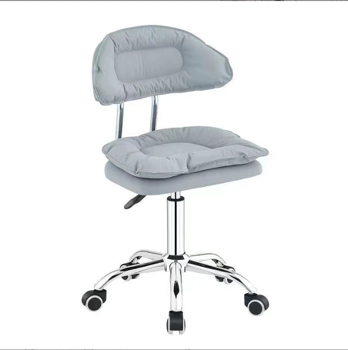 Modern Cheap Nail Salon Adjustable Hydraulic Rotating Pedicure Technician Stool Chair with Wheels