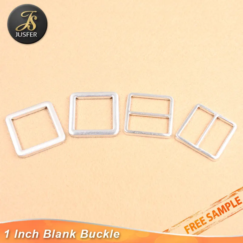 Exclusive dealing 1 inch square metal blank buckle self cover belt buckle part