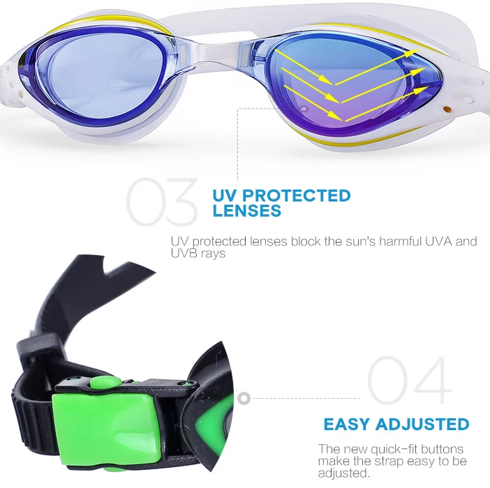 New Arrival Quality Assured Comfortable Design Fashion Swim Googles