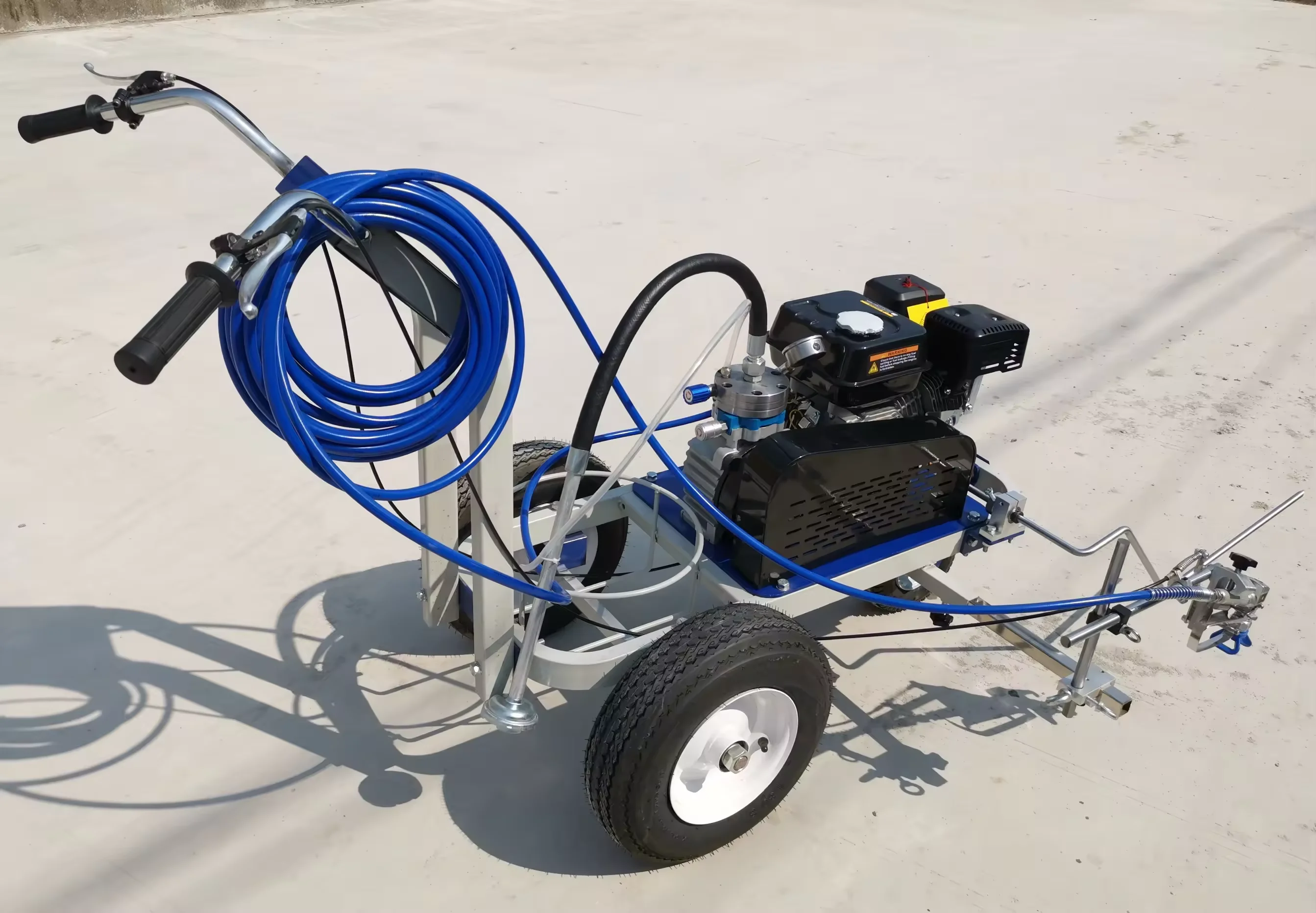 Hot Sale  Cold Paint Ride On Spray Gun Road Marking Machine Airless Spray Traffic Line Cold Paint Road Marking Machine For Road