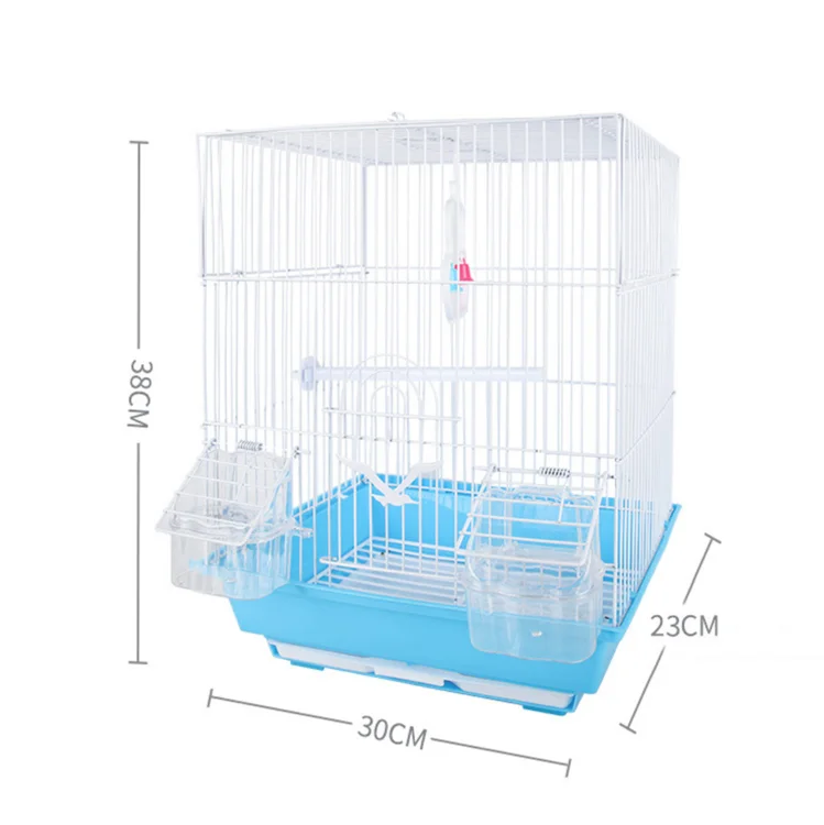 Large Bird Cages Parrots Canary Parakeet Cockatiel Finch Bird Cage With Wood Perches,Safety Bird Cage