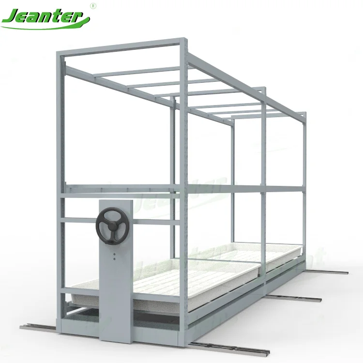 Automatic Micrograms Grow Kit Racks Shelves Farming Movable Hydroponic Vertical Grow Rack