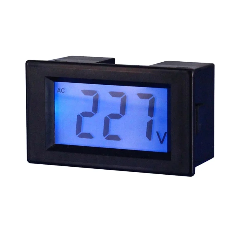 D85-120 Digital Voltmeter Volt Meter 2-wire LCD Digital Display AC Voltmeter Voltage Tester AC 80-500V