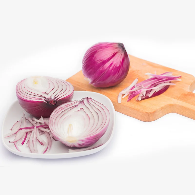Natural Fresh Non Peeled Red Onion Export quality
