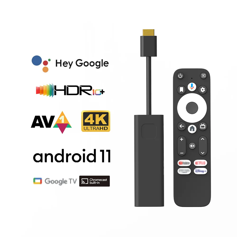 Best GD1 4K Android 11 Tv Remote Control 16GB ROM 4k TV Quad Core Stick google play tv stick ultra hd