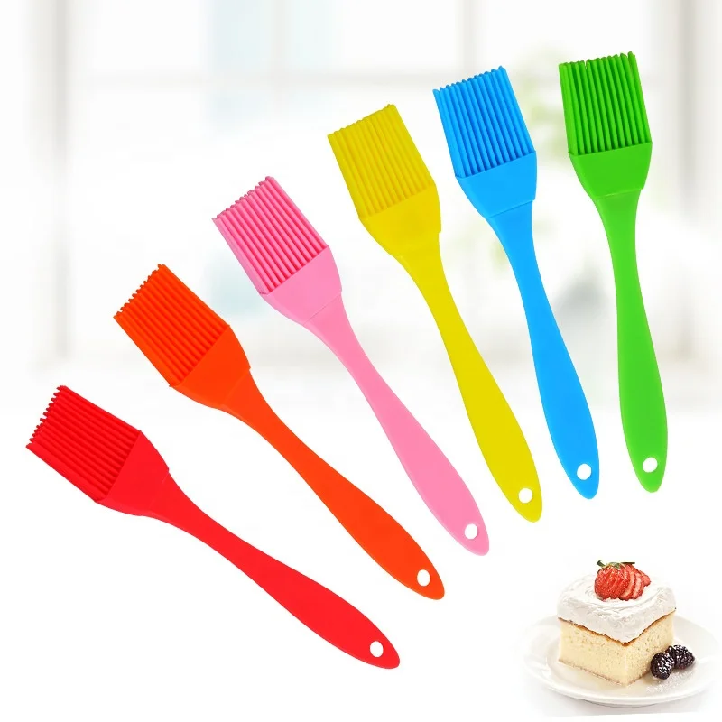 BPA-free high temperature resistant silicone oil brush, used for barbecue portable silicone brush pastry brush