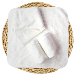 Customized 25cm*25cm organic bamboo Wash Cloth baby wipes drool towel Kid Small Face Towels