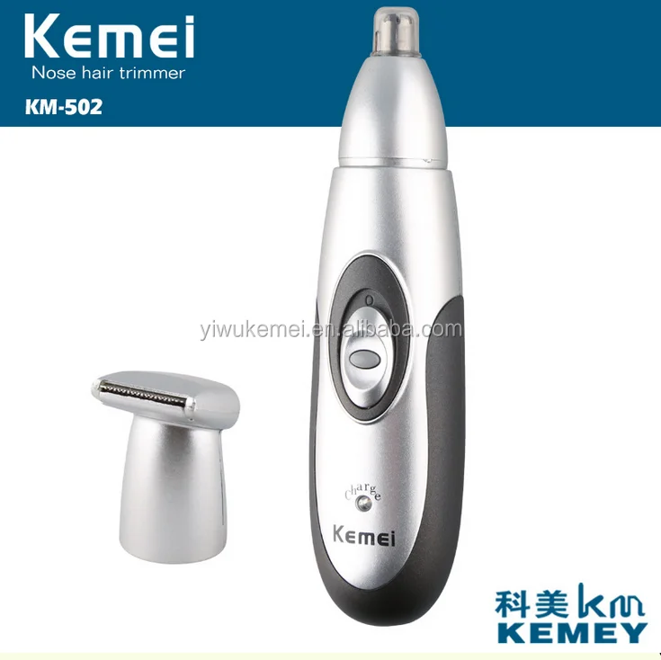 Made in China facial beauty tools ear and nose hair trimmer Kemei KM-502 wholesale