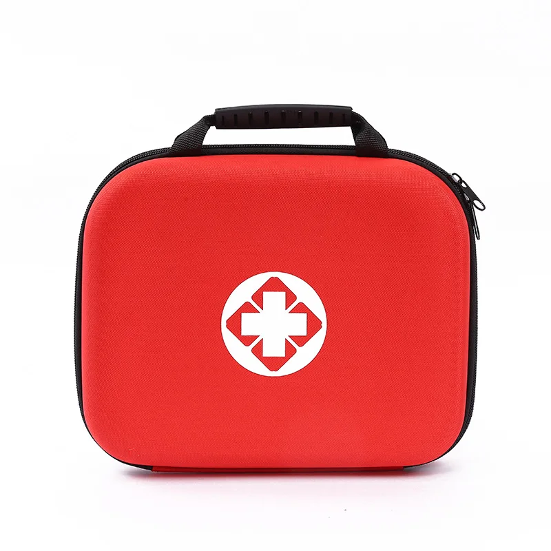 Car Home Traveling Camping Office Sports Bag Reflective Cross Fully Stocked First Aid Box Set 11 PCS with Essential Accessories
