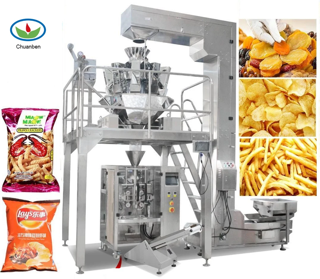 Заводская автоматическая интегрированная вертикальная упаковочная машина с высоким выходом/упаковочная машина для частиц