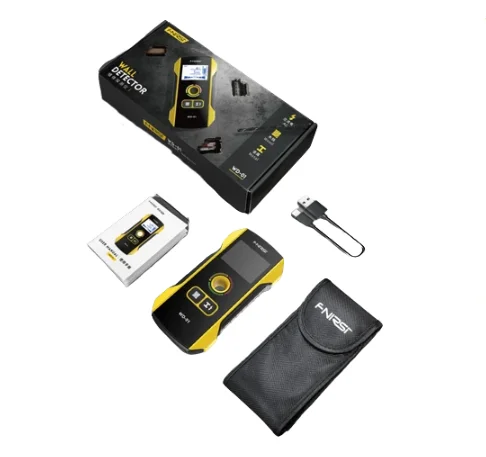 FNIRSI WD-01 Metal Detector Wall Scanner with Newly Designed Positioning Hole for AC Live Cable Wires Metal Wood Stud Find