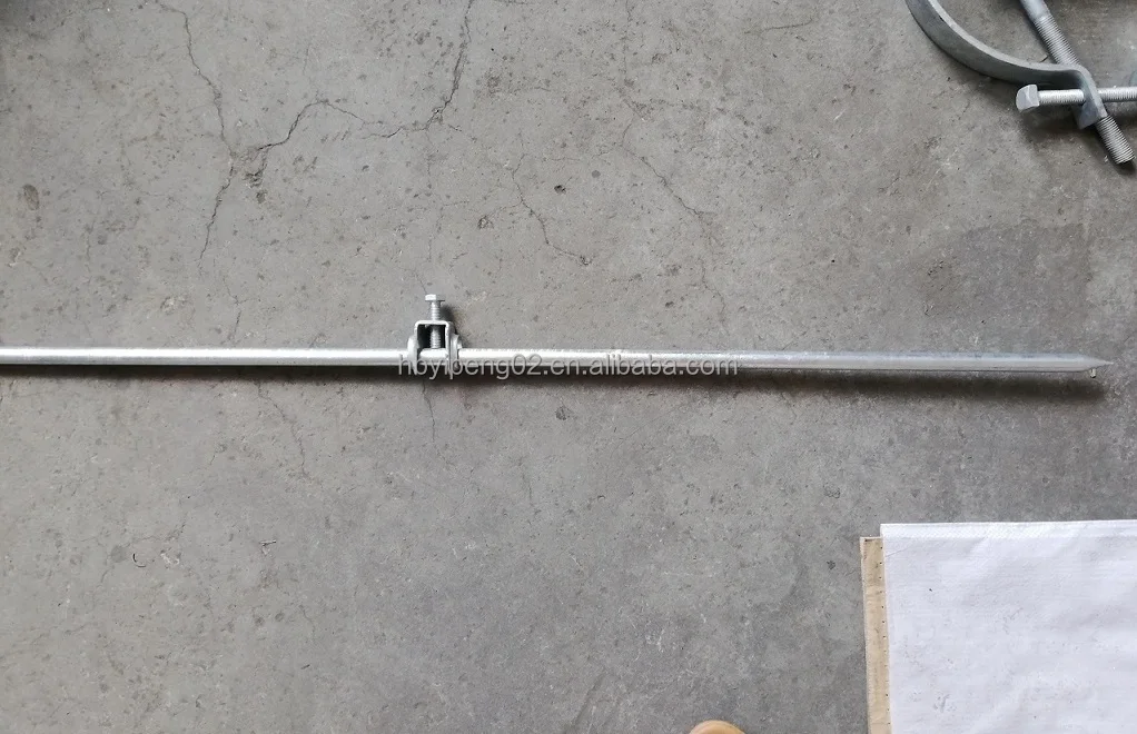 Наземный стержень/заземляющий стержень/горячеоцинкованный стальной заземляющий стержень для верхней передачи по оптовой