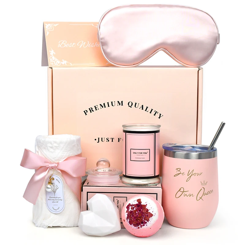 Luxury Valentine Day Relaxation Spa basket Wedding Souvenir birthday get well soon business promotional gift sets for women