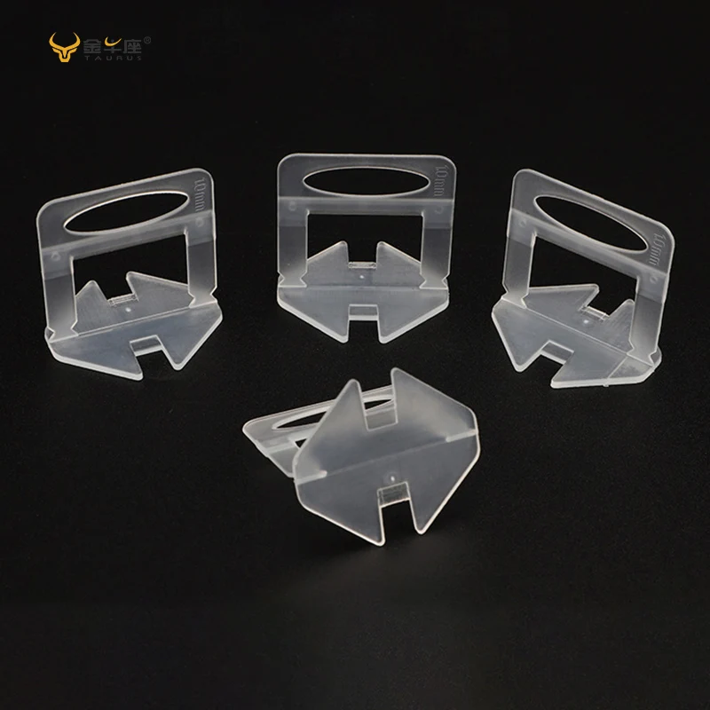 100pcs 1.5mm Plastic spacer clips Tile Leveling Clips leveling system available