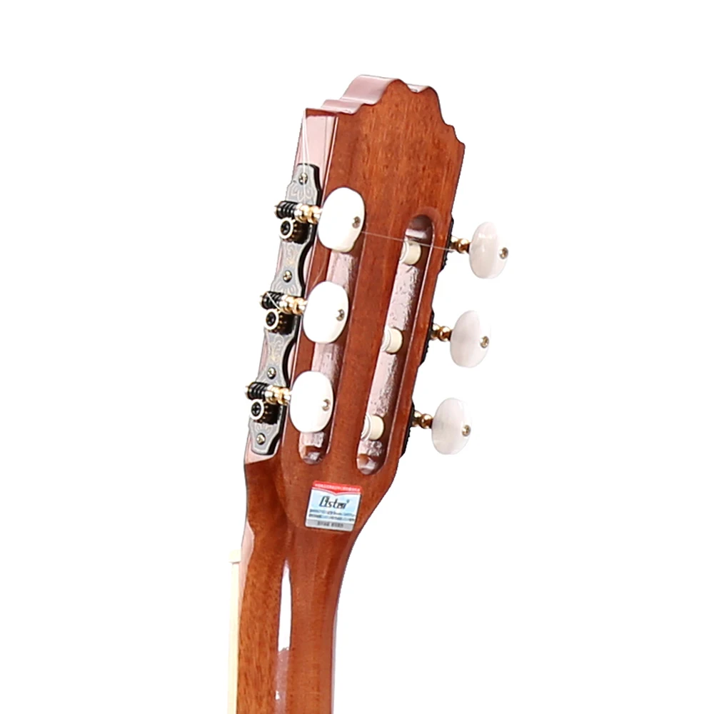 High Grade China OEM Wholesale Solid Sapele Body Blackwood Bridge Glossy Classical Guitar Factory Price For Sale