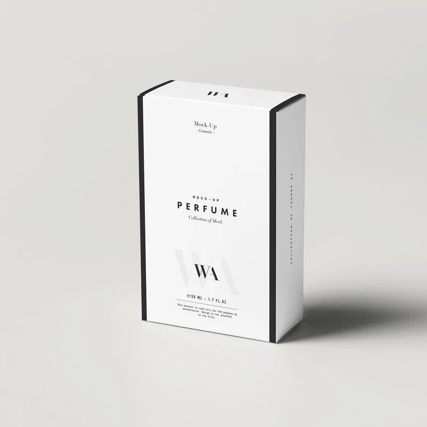 Wholesale Rigid Paper Perfume Packaging Cosmetic Box Custom Print Luxury Cardboard Cosmetic Perfume Box