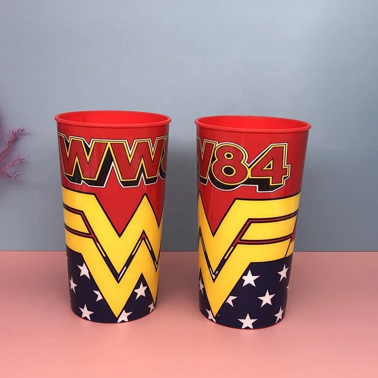 Custom Cartoon Printing Eco-Friendly 16oz Plastic 3d Lenticular Drinking Cup Pp Mug Sports Pp Plastic 3d Cup