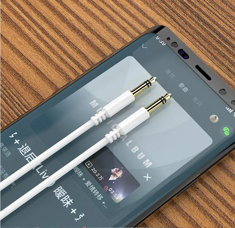 2022 FONENG  wholesale hot sale  new design AUX Audio cable  3.5mm connector good good price