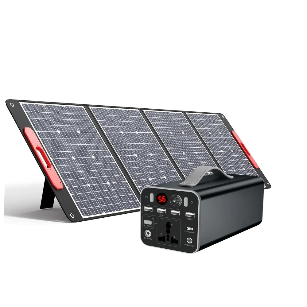 portable 110v 220v home solar panels generator solar power station 180w 300w 500w 700w 1000w power system solar