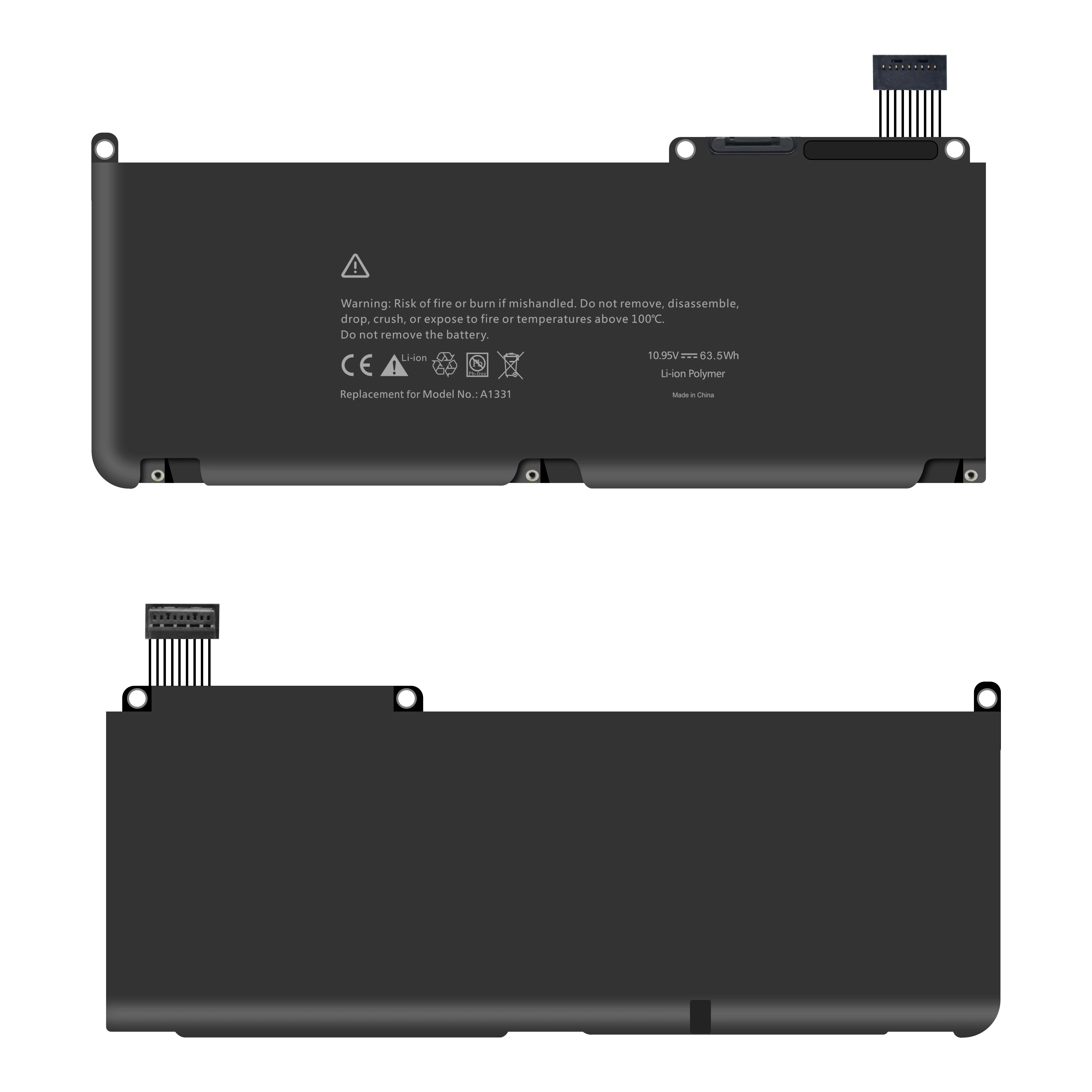 Rechargeable Laptop Battery A1331 for Apple laptop MacBook  Pro 6.1 7.1 Replacement Battery